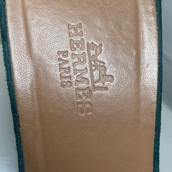 Hermes Suede heels sz 41 ( 9.5 ) made in italy - Picture 16 of 16